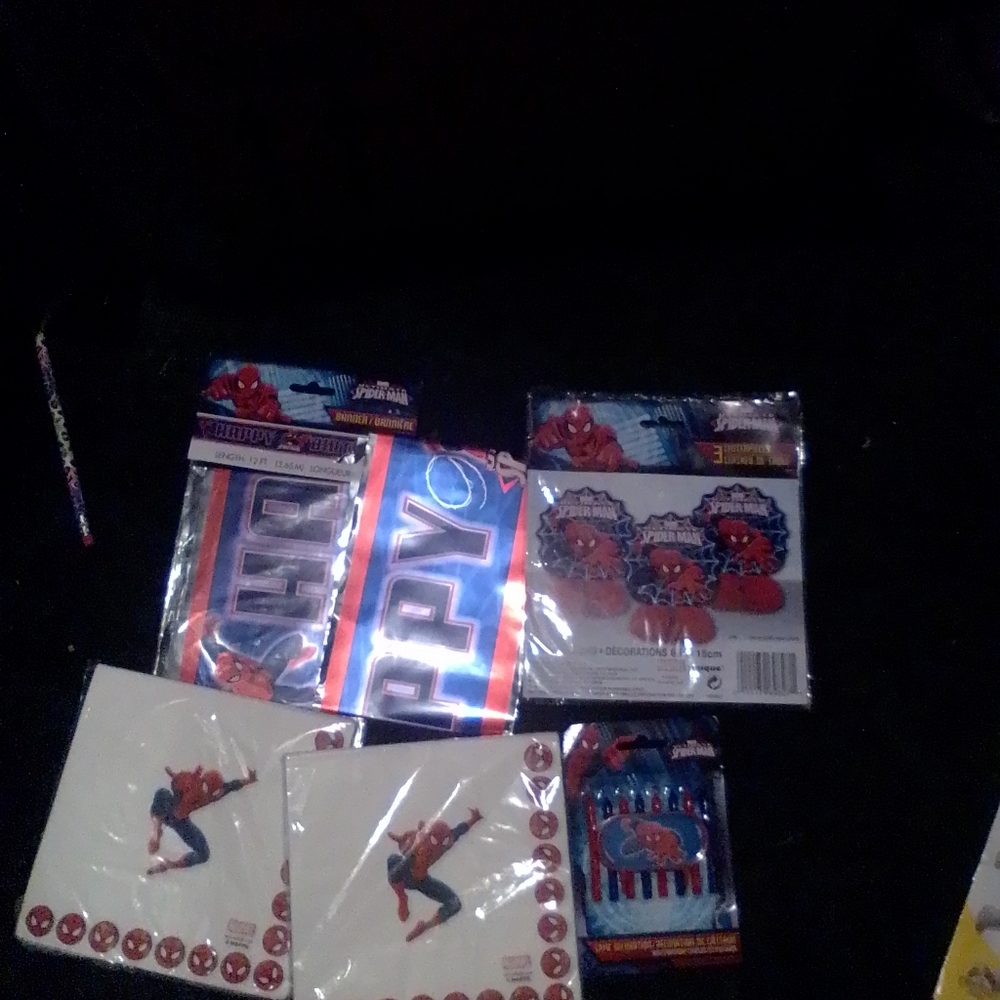 Spiderman Birthday Supplies